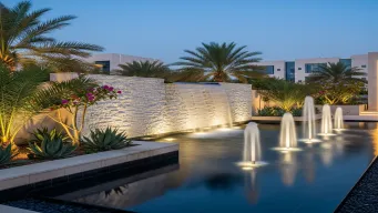 الشلالات والنوافير بالرياض